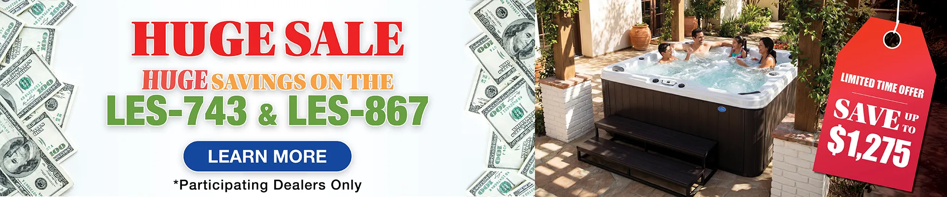 Calspas hot tub being used in a family setting - Good Year